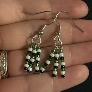 Handmade Beetlejuice inspired Earrings